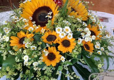 Sonnenblumenstrauß für Ihre Hochzeit